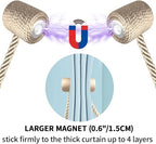 18 Inch Strong Magnetic Curtain Tiebacks, Curtain Holdbacks Modern Upgrade - Image 3