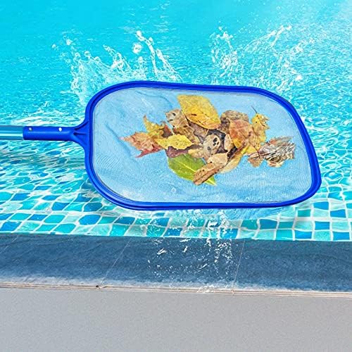 Swimming Pool Skimmer Net Basket with Long Aluminum Pole Extend 7.58 FT Fine Mesh Rake Netting for Cleaning Swimming Pool Spa Pond Leaf Debris - Image 5