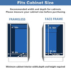 LOVMOR 2 Tier 5½" W x 21½" D, Individual Pull Organizer Kitchen Cabinet Storage - Image 4
