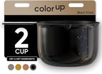Color Up 2 Cup Measuring Cup, 480ml Black Stainless Steel Metal Measuring Scoop by ColorUpCollection