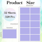 STARLIBOO Colored Labels Stickers, 3 x 2 Inch Rectangular Moving Labels - Image 2