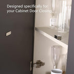 Mousike Cabinet Magnets Magnetic Door Catch Stainless Steel Door Magnet - Image 4