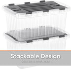 Superio Clear Storage Boxes - Image 4