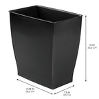 iDesign Small Rectangular Bathroom Trash Cans - Image 3