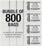 Aluf Plastics High Density Trash Bags, 60 Gallon, 17 Micron, - Image 2