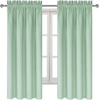 DWCN Blackout Curtains Room Darkening Thermal Insulated Bedroom Curtains Window - Image 9