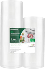 Bonsenkitchen Vacuum Food Sealer Rolls Bags, Durable Customized Size Food Vac by Bonsenkitchen