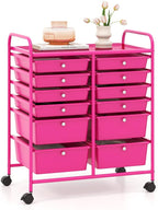GOFLAME 12-Drawer Rolling Storage Cart, Mobile Utility Cart by GOFLAME