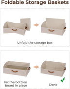 StorageWorks Closet Storage Bins, Trapezoid Organizer Box - Image 5