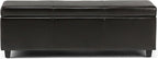 SIMPLIHOME Avalon 48 inch Wide Contemporary Rectangle Storage Ottoman Bench in - Image 4