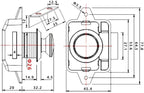 Encell Set of 5 Push Button Latch Cupboard - Image 2