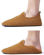 QZKDM Lightweight Slip on Grip Indoor House Slippers Barefoot Non Slip Home - Image 2