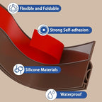 Under Door Draft Stopper, Self-Adhesive Door Sweep - Image 4