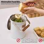 Kitchen Countertop Compost Bin 101ounces / 3Liters, Airtight Lid SUS304 - Image 3