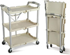 Olympia Tools 89-351 Pack-N-Roll Folding Collapsible Service Cart, 150LB by OlympiaTools