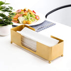 MyGift Gold Paper Towel Holder, Toilet Paper Towel Dispenser - Image 2