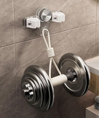 Mop and Broom Holder Wall Mount, No Punching Required Broom and Mop Organizer - Image 5