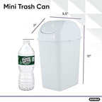 Superio Mini Desktop Trash Can - Image 4