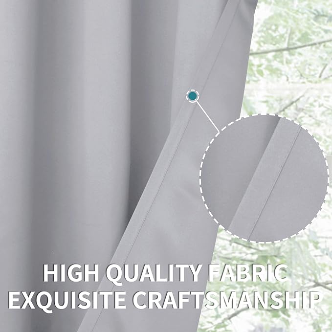 BGment Small Window Curtains 30 Inches Length - Image 6