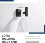 Angle Simple Towel Hook for Bathroom, Stainless Steel Hand Towel Coat Hook for - Image 4