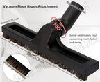 GIB Hardwood Floor Brush 32mm 1 1/4 inch 360 Degrees Swivel Head 12in Wide - Image 2