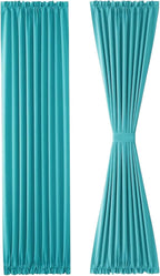 DWCN French Door Curtains – Rod Pocket Thermal Blackout Curtain - Image 7