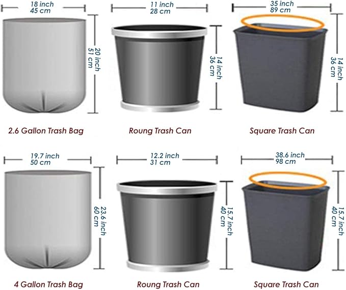 Small Trash Bags 2.6 Gallon - Image 8
