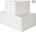 StorageWorks Storage Baskets for Shelves, Foldable Fabric Closet Storage Bins by StorageWorks