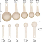 Beille 14pc Wheat Straw Kitchen Utensil Set Peeler Cutter Grater Spoons and Cups - Image 3