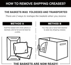 OIAHOMY 3 Pack Storage Baskets for Organizing, Woven Cotton Rope Basket for - Image 7