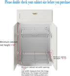 DINDON 2 Tier Pull Out Cabinet Organizer Heavy-Duty Metal Sliding Drawer Shelf - Image 4