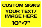 Personalized Aluminum Weatherproof Metal Signs by Repaly