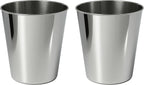 happimess HPM1113D-SET2 Nolan Modern Classic Smooth Steel 2 Gal Waste Bin by Happimess