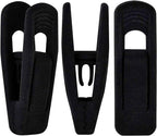 Black Velvet Hangers Clips 40 PCS, Pants Hangers Velvet Clips Easily Add to by TOFIIGREM