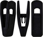 Black Velvet Hangers Clips 20 PCS, Non-Slip Velvet Clips by TOFIIGREM