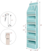 Univivi 6-Shelf Over Door Hanging Organizer Fabric Baby Door Storage - Image 6