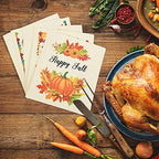 6 Pcs Thanksgiving Kitchen Dishcloth Autumn Pumpkin Dish Towels for Kitchen - Image 7