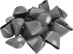 uxcell 20pcs Rubber End Caps 39mm ID Vinyl Cap Cover Screw Protectors Dark Grey - Image 4