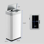 TLSUNNY 21.1 Gallon Motion Sensor Trash Can, Touchless Automatic Garbage Can - Image 2