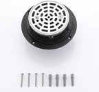 RANDOM Round Shower Drain Brushed Nickel 4 Inch Shower Drain - Image 5