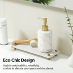 Water Absorbing Stone Sink Caddy Kitchen Sink Organizer Tray, Diatomite - Image 5