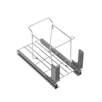 Dowell B15 Aluminum Base Wastebasket Pullout - Image 5