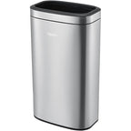 Global Industrial 8 Gallon Stainless Steel Slim Open Top Receptacle by GlobalIndustrial