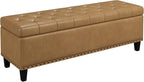 Storage Ottoman Bench, 51-Inch Large Storage Bench - Image 5