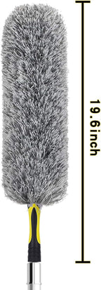 Flexible Microfiber Feather Duster, Electrostatic & Bendable Ceiling Fan Duster - Image 2