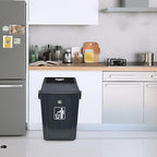4-Pack 13 Gallon Plastic Trash Cans - Image 6