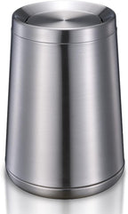 Household Swing Bathroom Trash Can，Brushed Stainless Steel，10 L/3 by BRIEFHUMAN