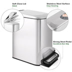 TIPGO Slim Bathroom Trash Can - Image 5
