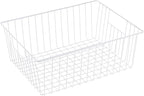 16" L x 12" W Wider Freezer Storage Organizer Baskets Container, Deep Metal - Image 2