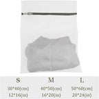 3Pcs Mesh Laundry Bags with Sturdy Zipper, Durable Laundry Room Essentials - Image 5